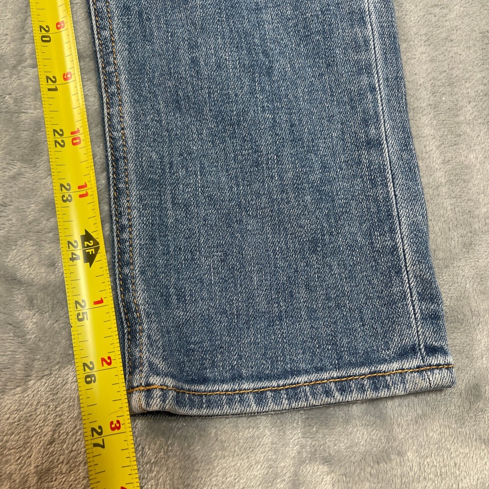 Rag Bone Jeans Womens Size 24 Tomboy Medium Wash Distressed Cropped - Picture 4 of 6